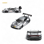 STAR RACE Porsche 911 GT3 Matte Silver Racing 1:64