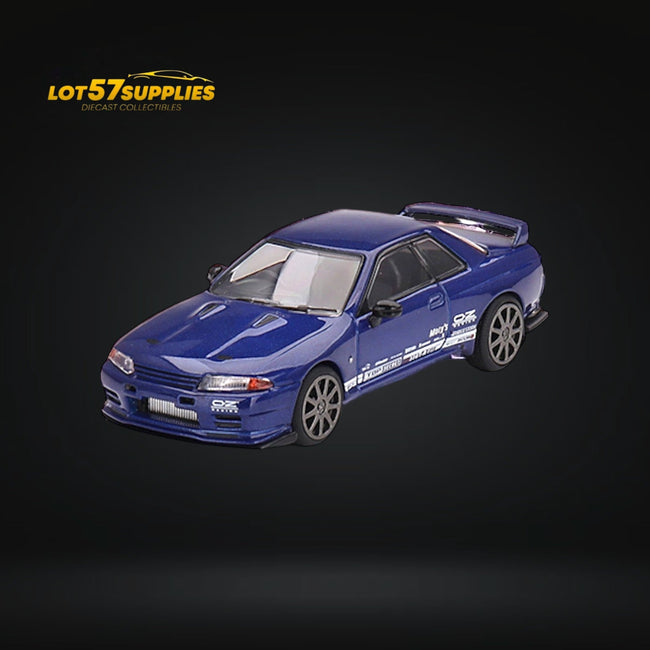 Mini-GT Nissan Skyline GT-R Top Secret VR32 Metallic Blue #589 1:64 MGT00589 - Collectors World Toys Hover Image
