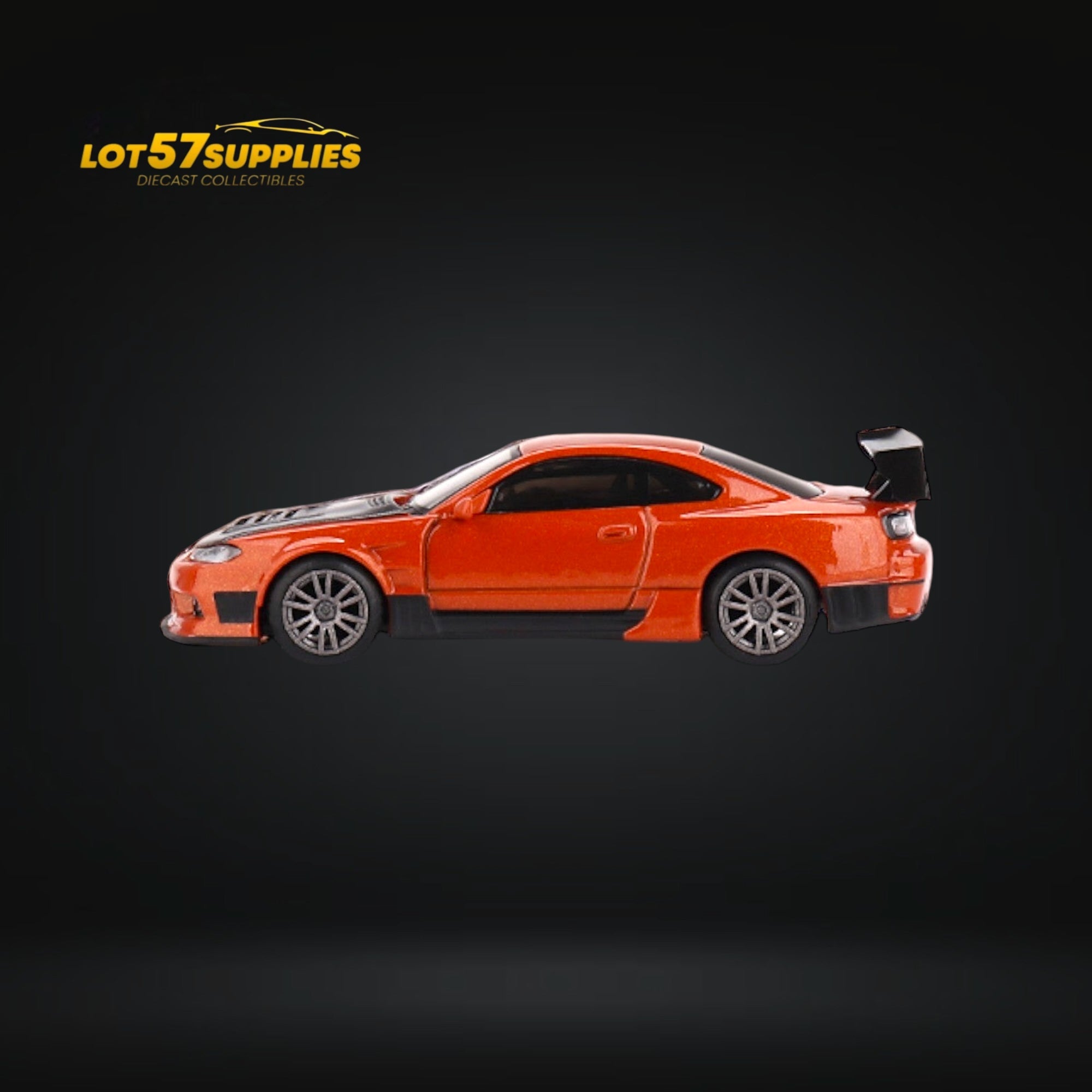 Mini-GT Nissan Silvia S15 D-MAX Metallic Orange #581 1:64 MGT0581 - Collectors World Toys