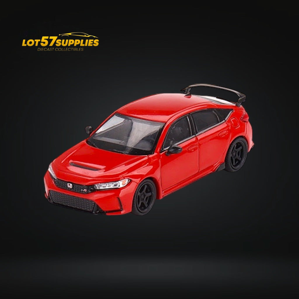 Mini-GT Honda Civic Type R Rallye Red 2023 W/ Advan GT Wheel #546 1:64 MGT00546 - Collectors World Toys