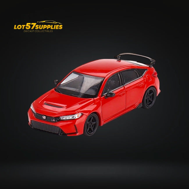 Mini-GT Honda Civic Type R Rallye Red 2023 W/ Advan GT Wheel #546 1:64 MGT00546 - Collectors World Toys Hover Image