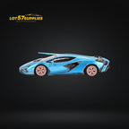 Mini-GT Lamborghini Sián FKP 37 Blu Aegir #573 1:64 MGT00573 - Collectors World Toys