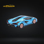 Mini-GT Lamborghini Sián FKP 37 Blu Aegir #573 1:64 MGT00573 - Collectors World Toys