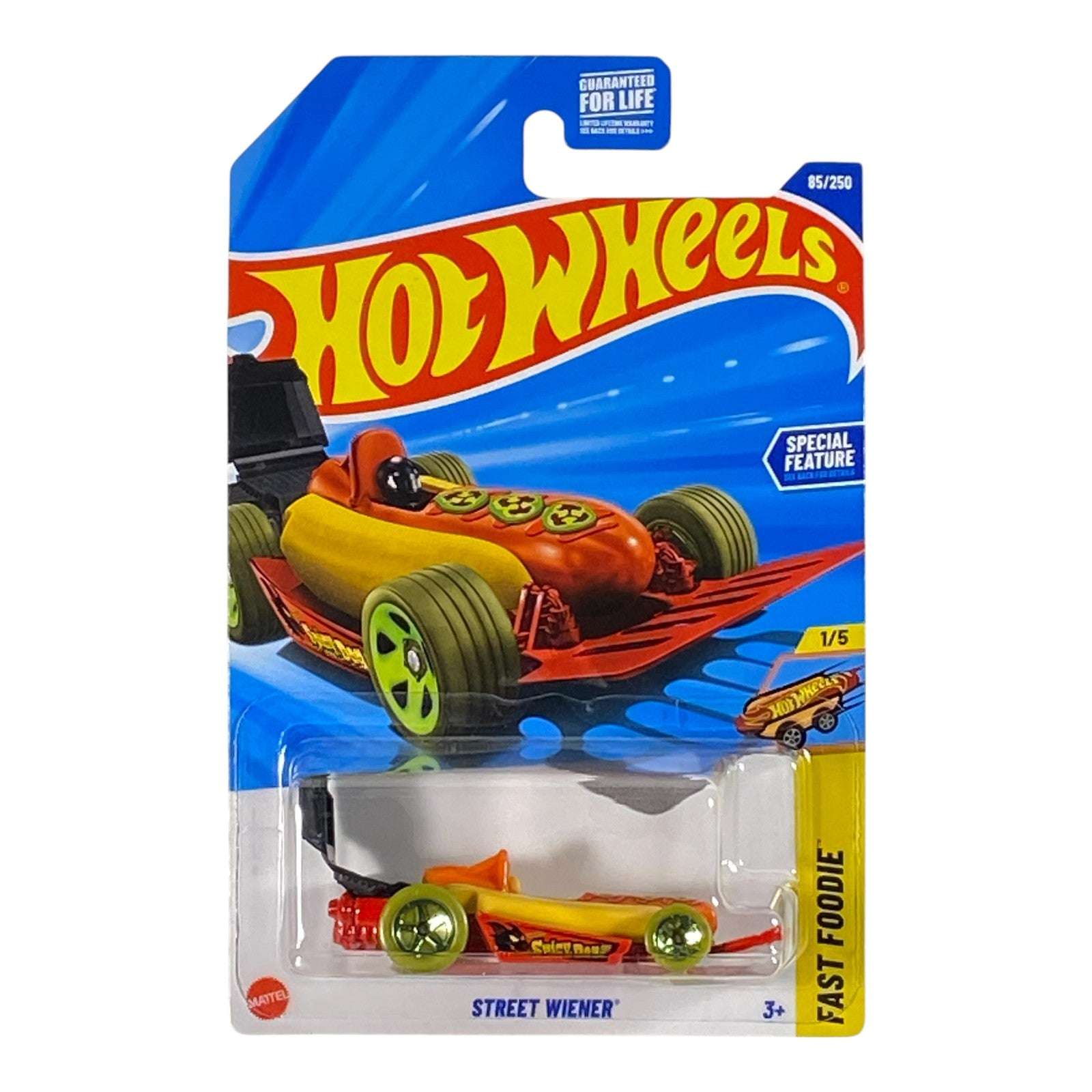 Hot Wheels Street Wiener - Black Grill - Fast Foodie Series 1/5 Main image