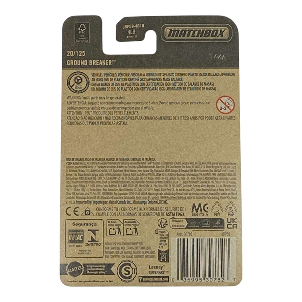 Matchbox Ground Breaker - 2025 Matchbox Series 20/125