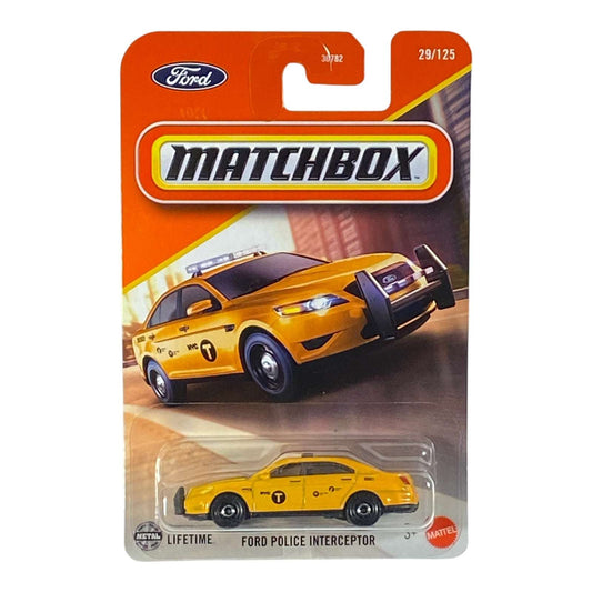 Matchbox Ford Police Interceptor - 2025 Matchbox Series 29/125