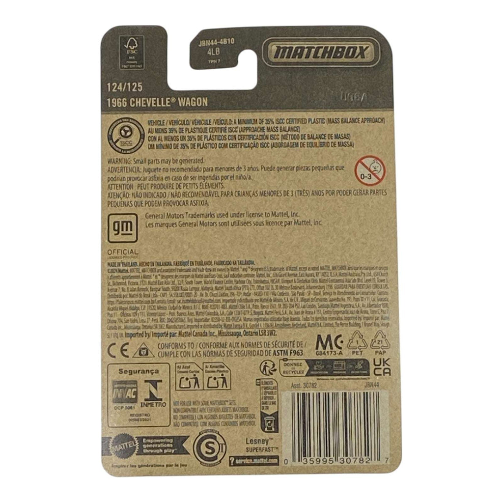 Matchbox 1966 Chevelle Wagon - 2025 Matchbox Series 124/125
