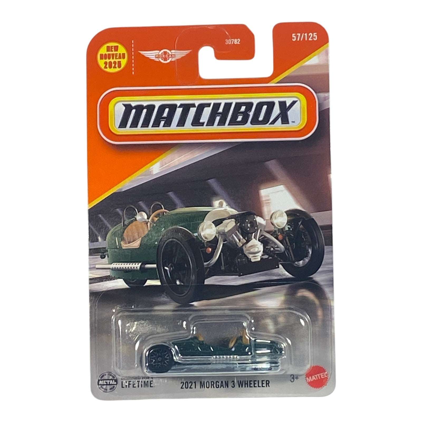 Matchbox 2021 Morgan 3 Wheeler - 2025 Matchbox Series 57/125 Main image