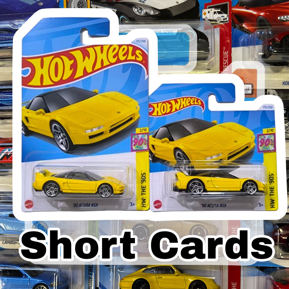 Hot Wheels Short Cards 1:64 Assorted Main image