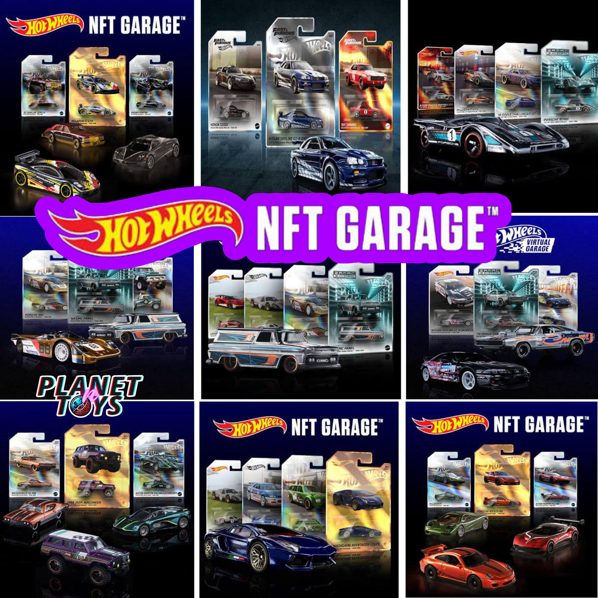 Hot Wheels NFT Garage Assorted 1:64