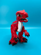 Articulated Velociraptor Dinosaur 3D Printed Toy | Stlflix | Blue | Raptor
