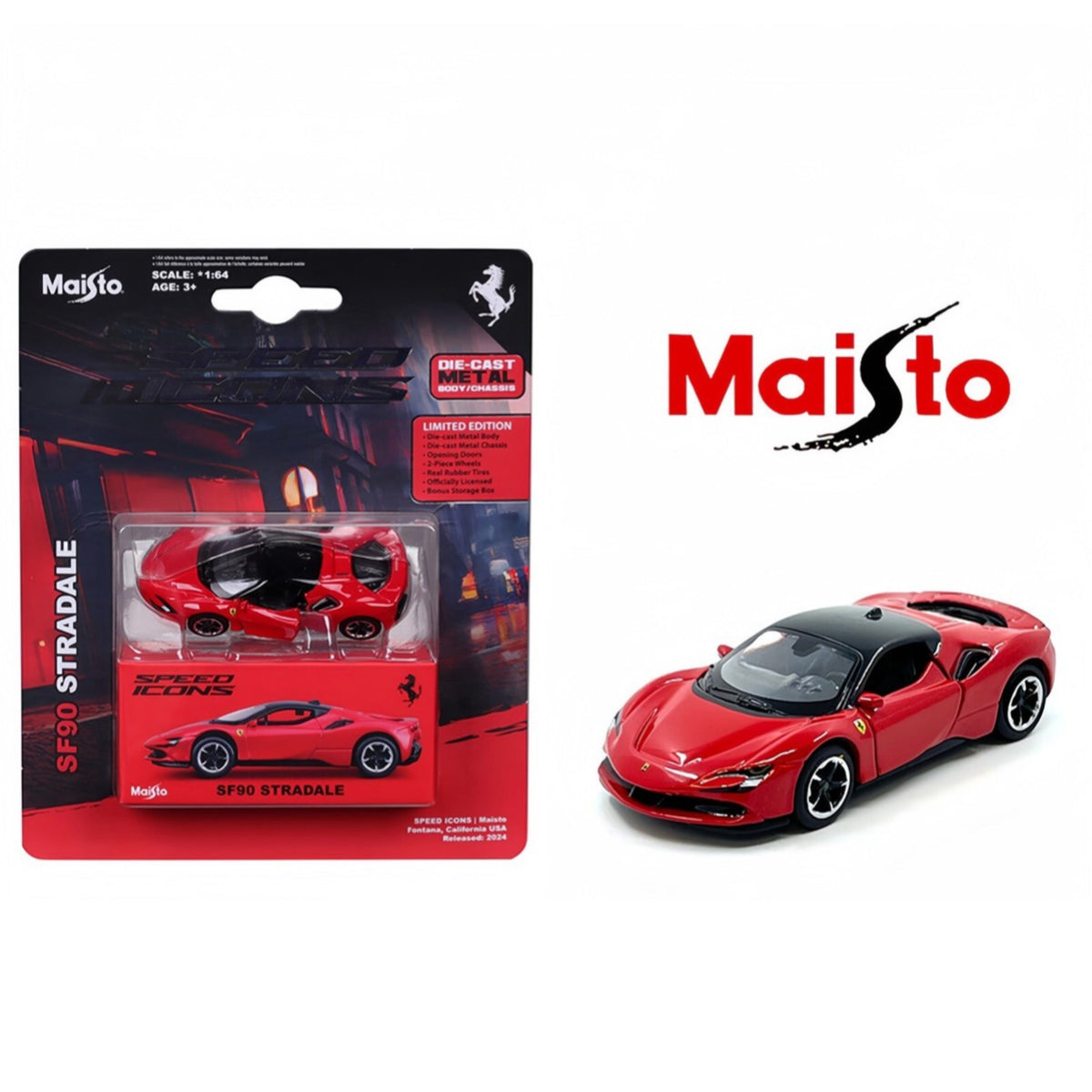 Maisto 1:64 Speed Icons Assorted Models 2025