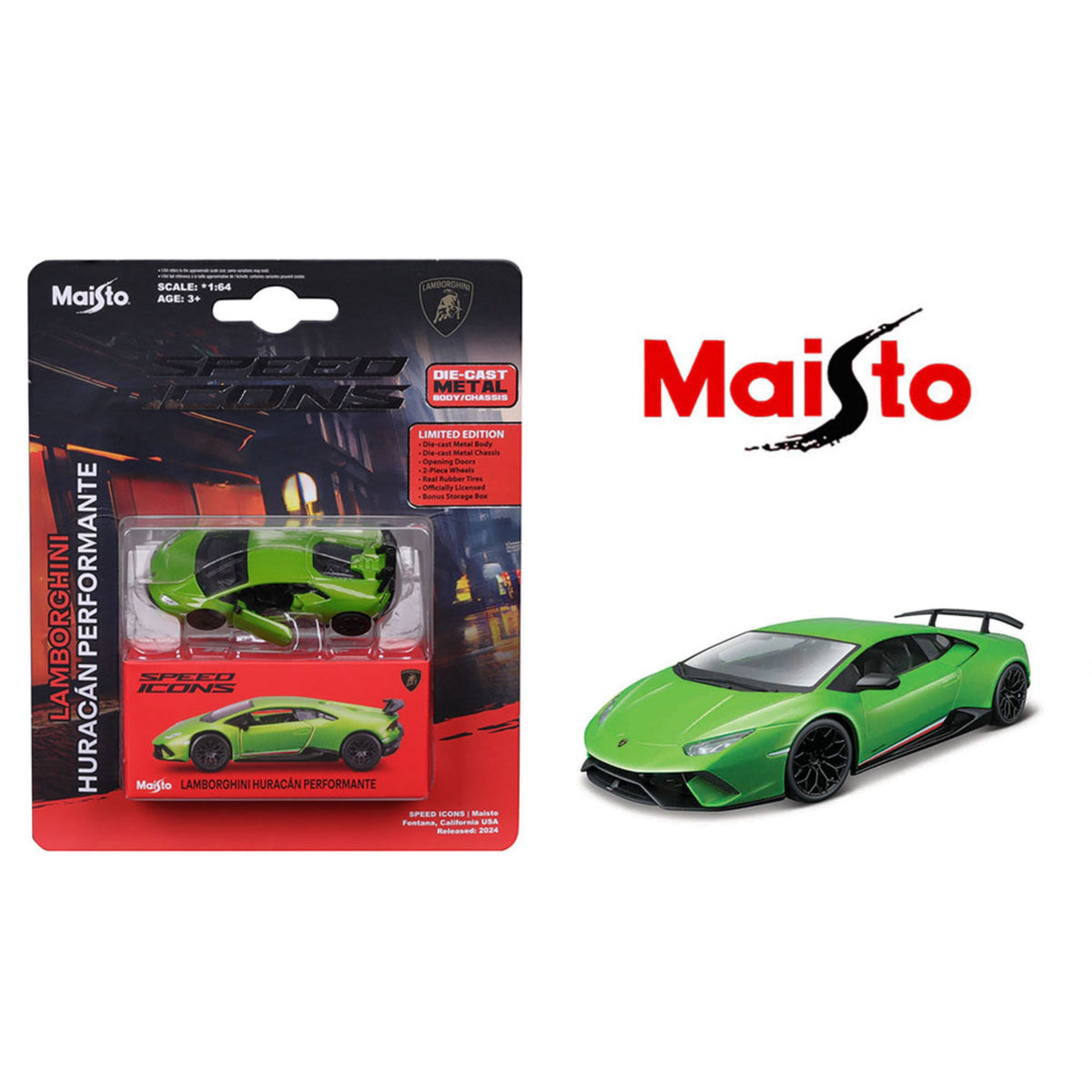 Maisto 1:64 Speed Icons Assorted Models 2025