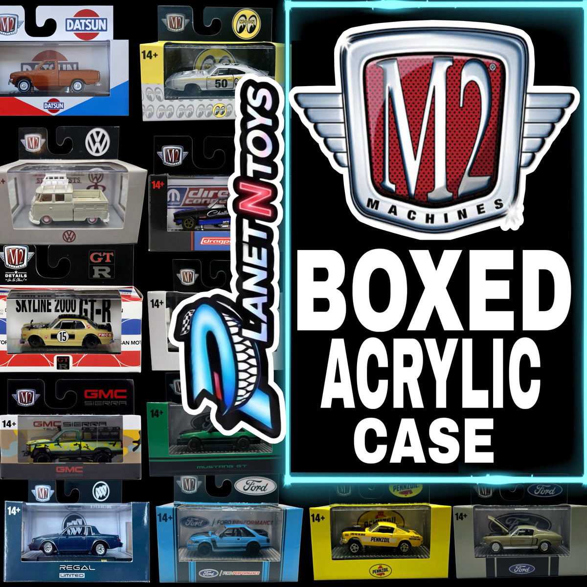 M2 Box (cubes) Assorted 1:64 Diecast