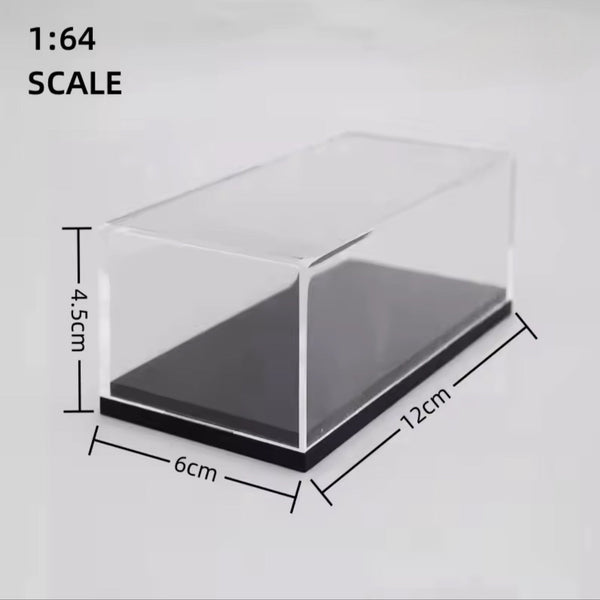Clear Model Car Case Display Organizer Storage for 1/64