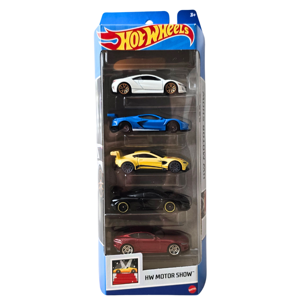 Hot Wheels / matchbox 5-cars Pack Assorted (Nissan, F1, Fast & Furious, Nightburnerz, Motor Show, & More)