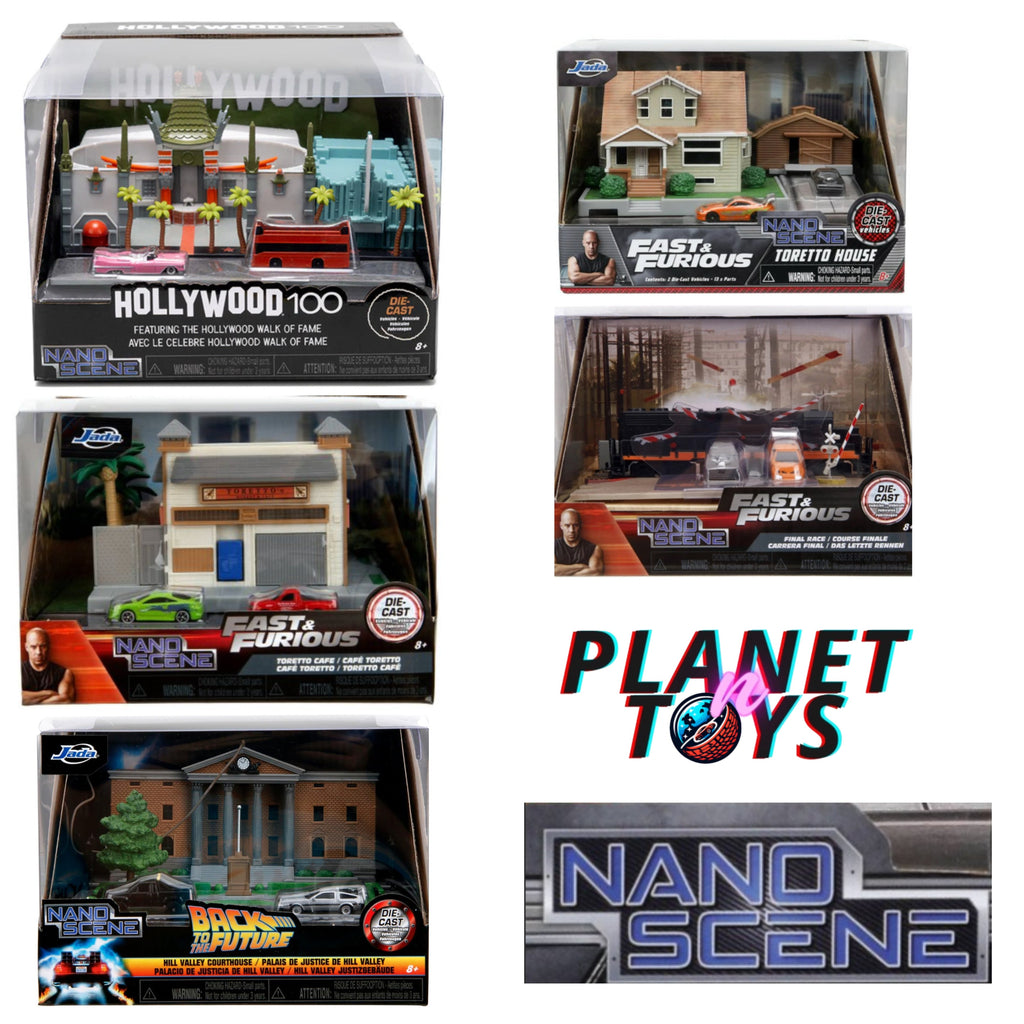 Set Nano Scene Jada Toys(Assorted) (1:87 scale )