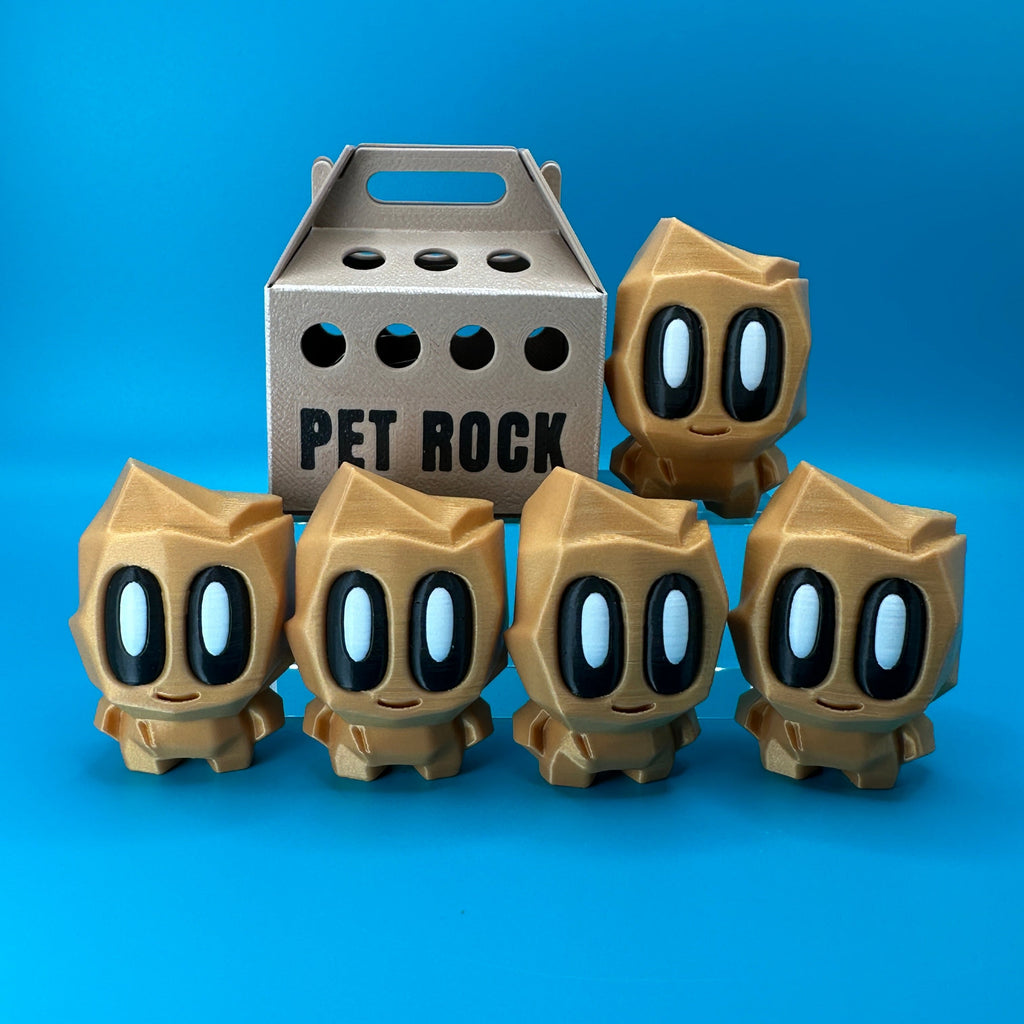 Blob Lab Rock w/ Optional Box | 3D Printed Desk Toy - Collectors World Toys