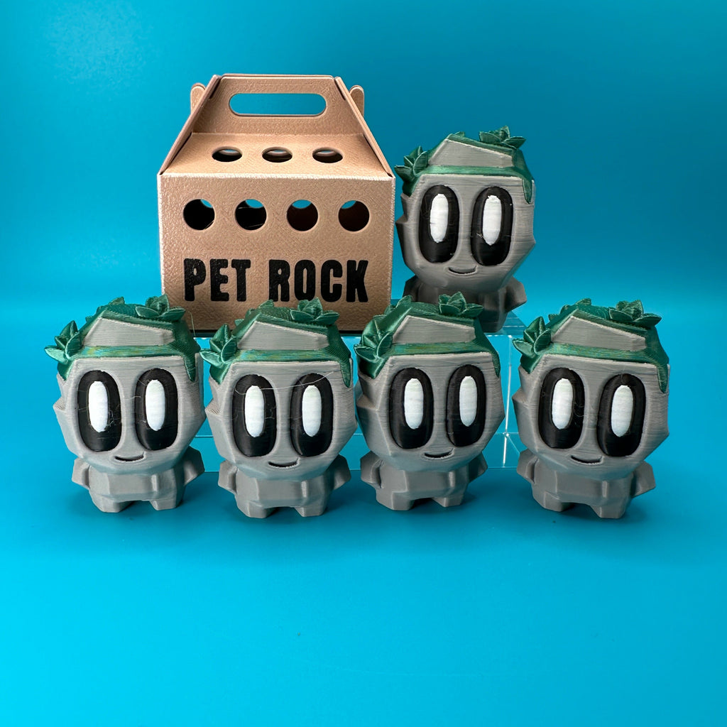 Blob Lab Rock w/ Optional Box | 3D Printed Desk Toy - Collectors World Toys