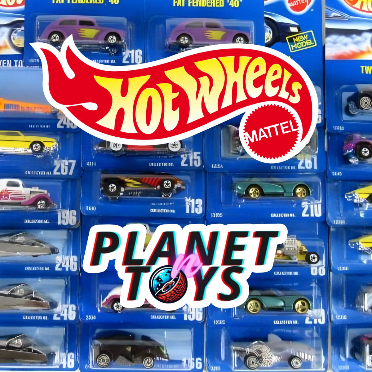 Hot Wheels Blue Cards Old Models 1:64 Assorted Main image