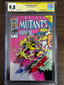 NEW MUTANTS ANNUAL #2 SIGNED BY CHRIS CLAREMONT 1ST APP OF US PSYLOCKE VAR CBCS 9.8 SS YELLOW LABEL [IN STOCK]