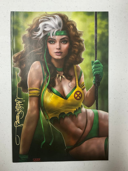 [Signed by Nathan Szerdy] ROGUE & GAMBIT #4 UNKNOWN COMICS NATHAN SZERDY EXCLUSIVE VIRGIN VAR [IN STOCK] - Collectors World Toys