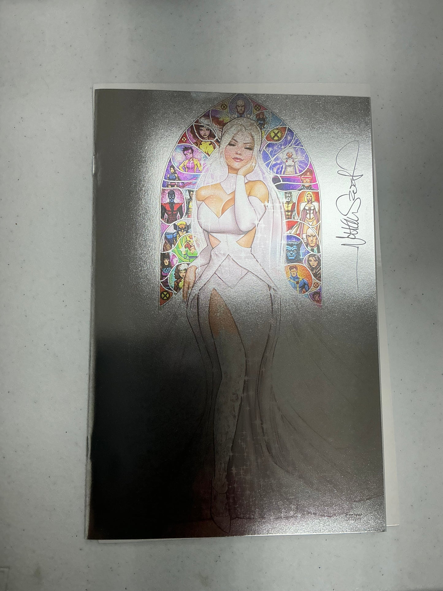 [Signed by Nathan Szerdy] [FOIL] INVINCIBLE IRON MAN #10 [FALL] UNKNOWN COMICS NATHAN SZERDY EXCLUSIVE VIRGIN VAR [IN STOCK] (Copy) - Collectors World Toys