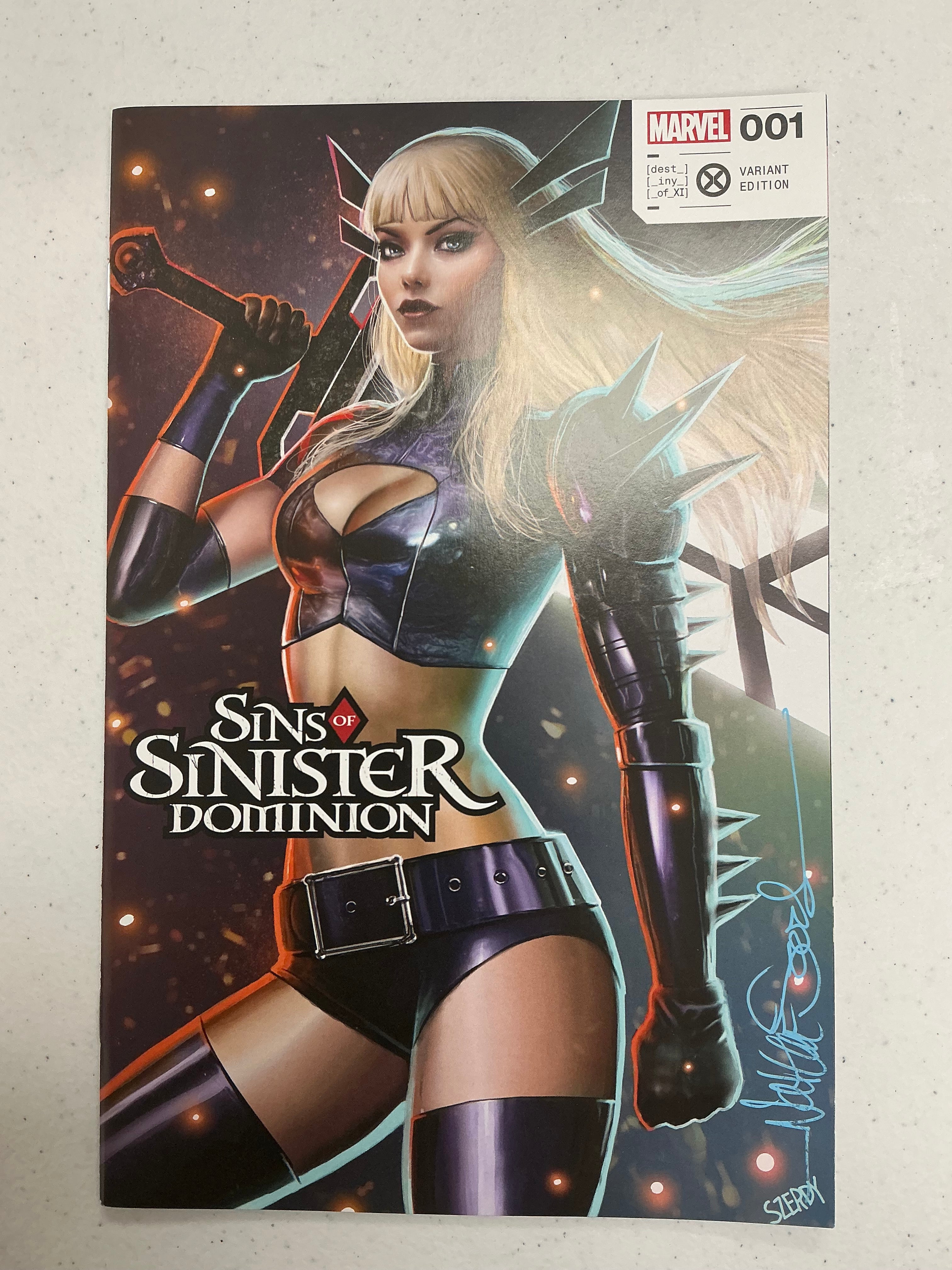 [Signed by Nathan Szerdy] Sins of Sinister Dominion #1 UNKNOWN COMICS NATHAN SZERDY EXCLUSIVE VAR - Collectors World Toys Main image