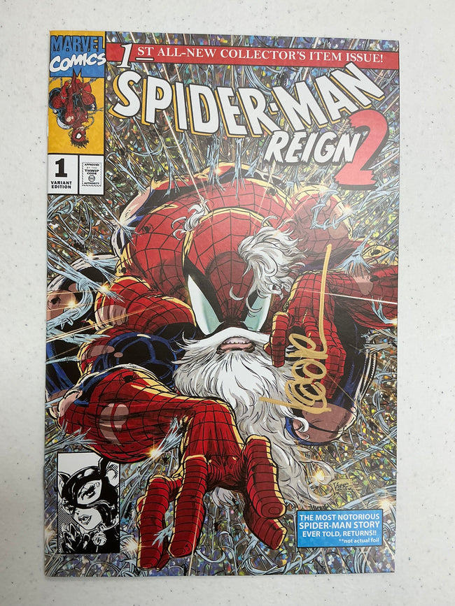 [Signed by Kaare Andrews] Spider-Man Reign 2 #1 Kaare Andrews Exclusive Old Man Var [IN STOCK] - Collectors World Toys Hover Image
