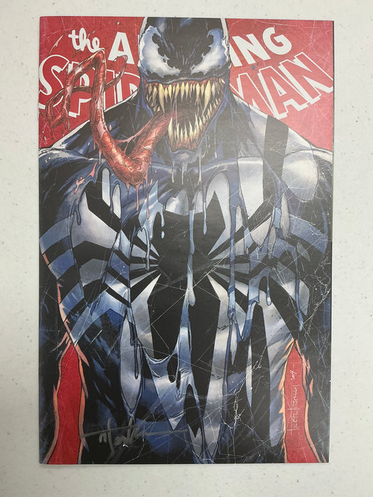 [Signed by Tyler Kirkham] AMAZING SPIDER-MAN #37 UNKNOWN COMICS TYLER KIRKHAM EXCLUSIVE VAR [IN STOCK] - Collectors World Toys
