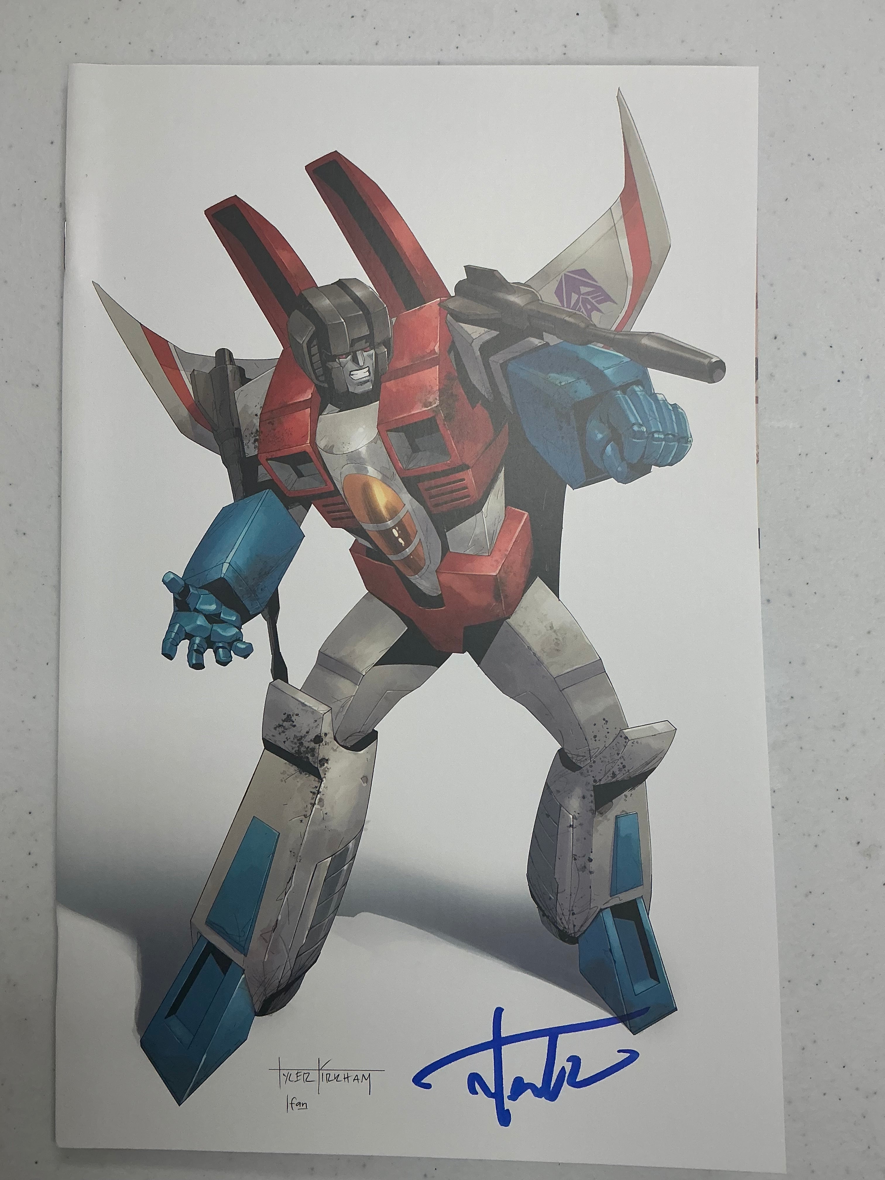[Signed by Tyler Kirkham] Transformers #18 Unknown Comic Tyler Kirkham Virgin Var [IN STOCK] - Collectors World Toys
