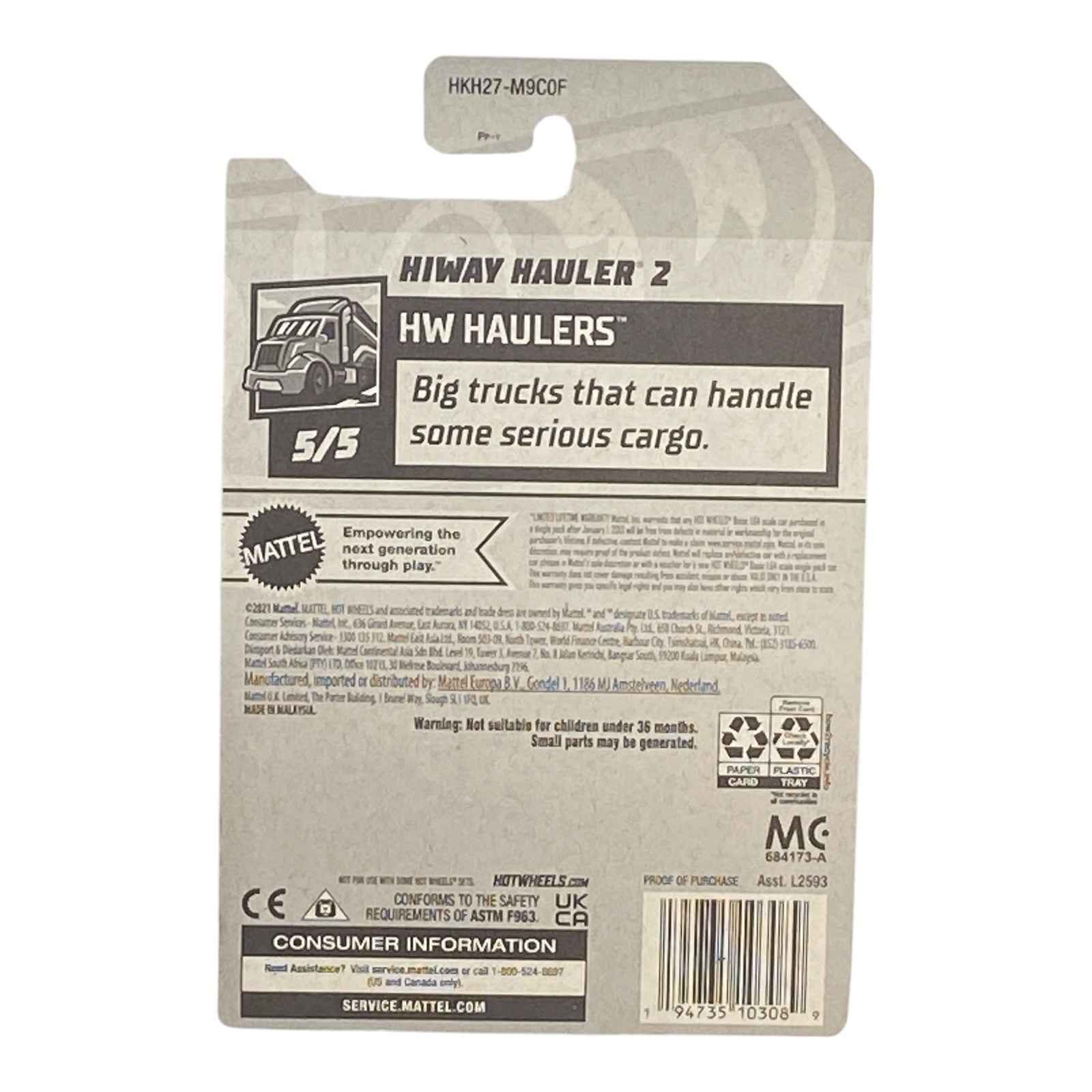 Hot Wheels Hiway Hauler 2 - Haulers Series 5/5 -