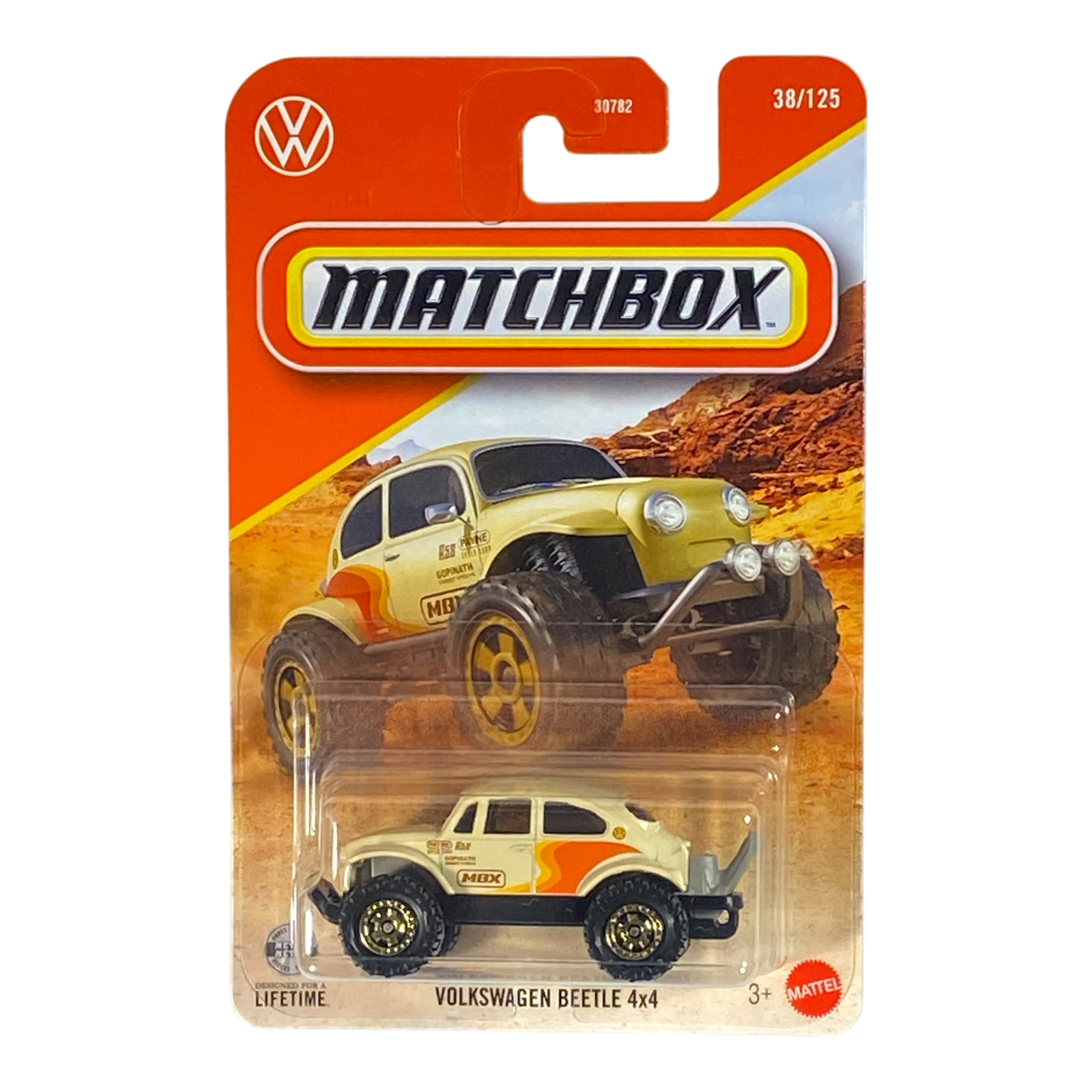 Matchbox Volkswagen Beetle 4x4 #38/125 Die-Cast Car – 2026 Matchbox