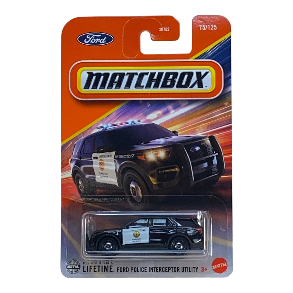 Matchbox Ford Police Interceptor Utility - 2025 Matchbox Series 75/125 -