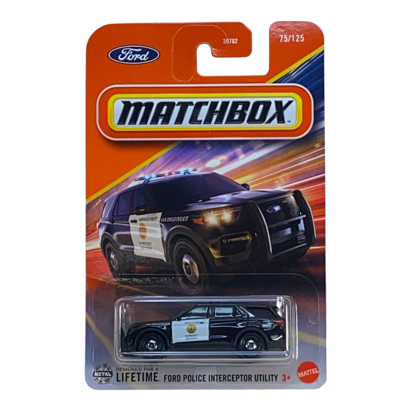 Matchbox Ford Police Interceptor Utility - 2025 Matchbox Series 75/125 -
