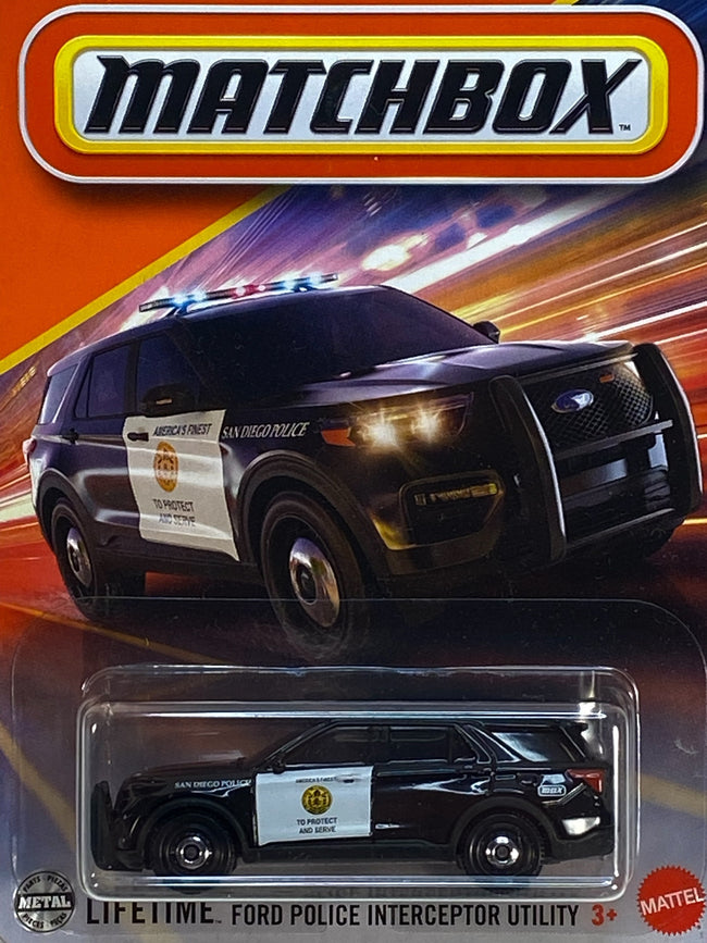 Matchbox Ford Police Interceptor Utility - 2025 Matchbox Series 75/125 Main Image
