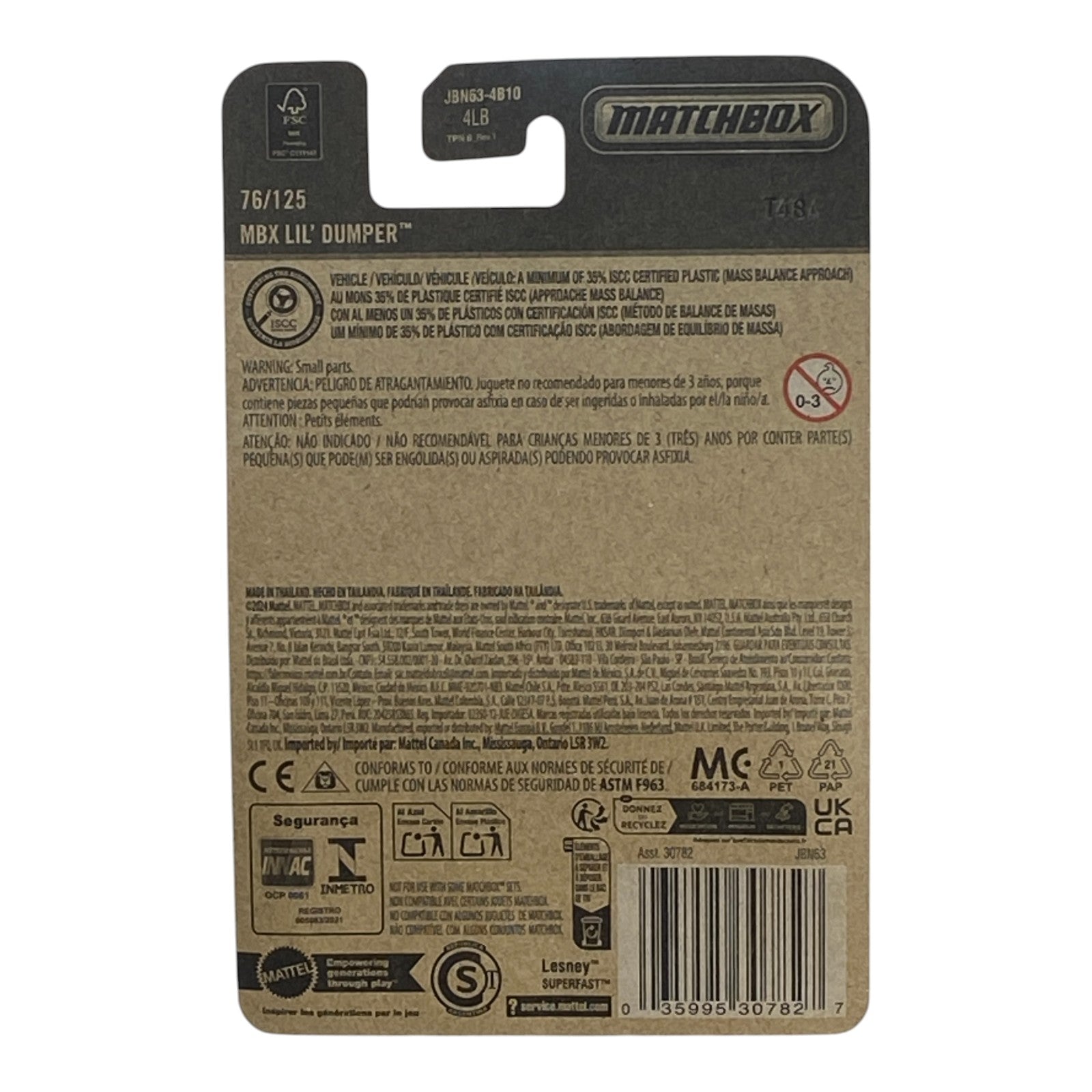 Matchbox MBX Lil' Dumper - 2025 Matchbox Series 76/125 -