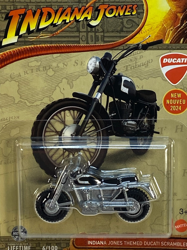Matchbox Indiana Jones Themed Ducati Scrambler Main Image
