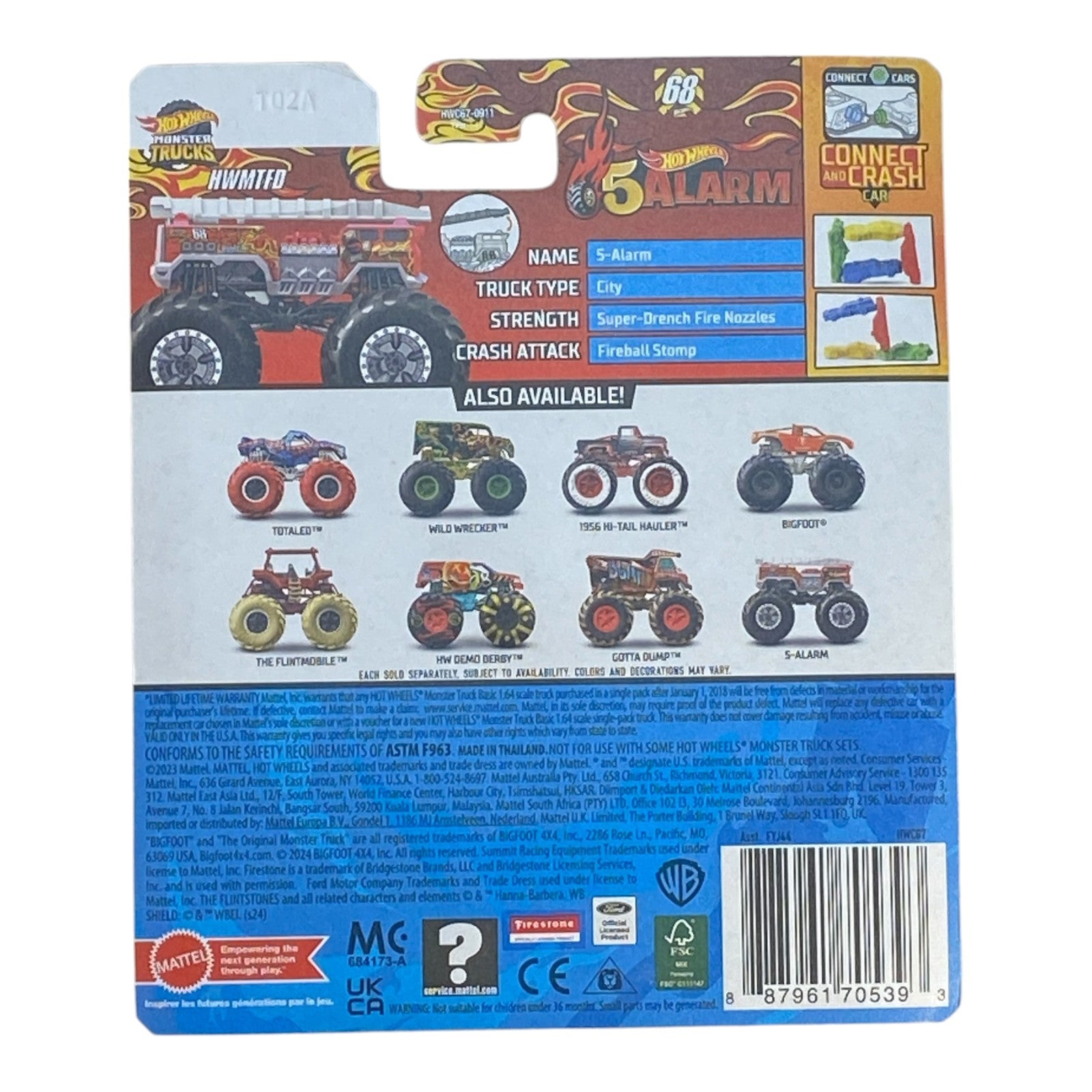 Hot Wheels 5-Alarm - Monster Trucks Live Series 3/8 -