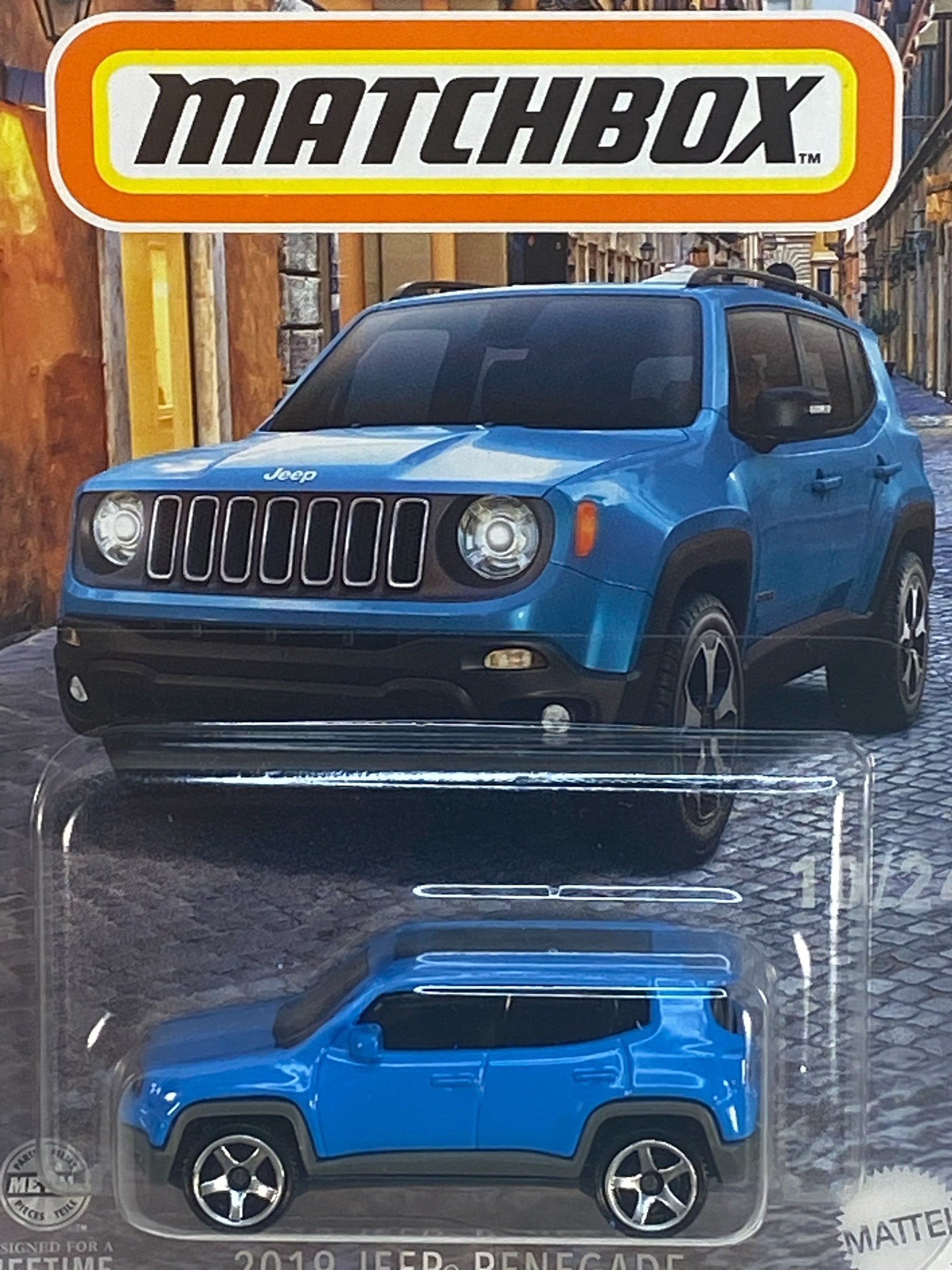 Matchbox 2019 Jeep Renegade - European Streets Series 10/24 -