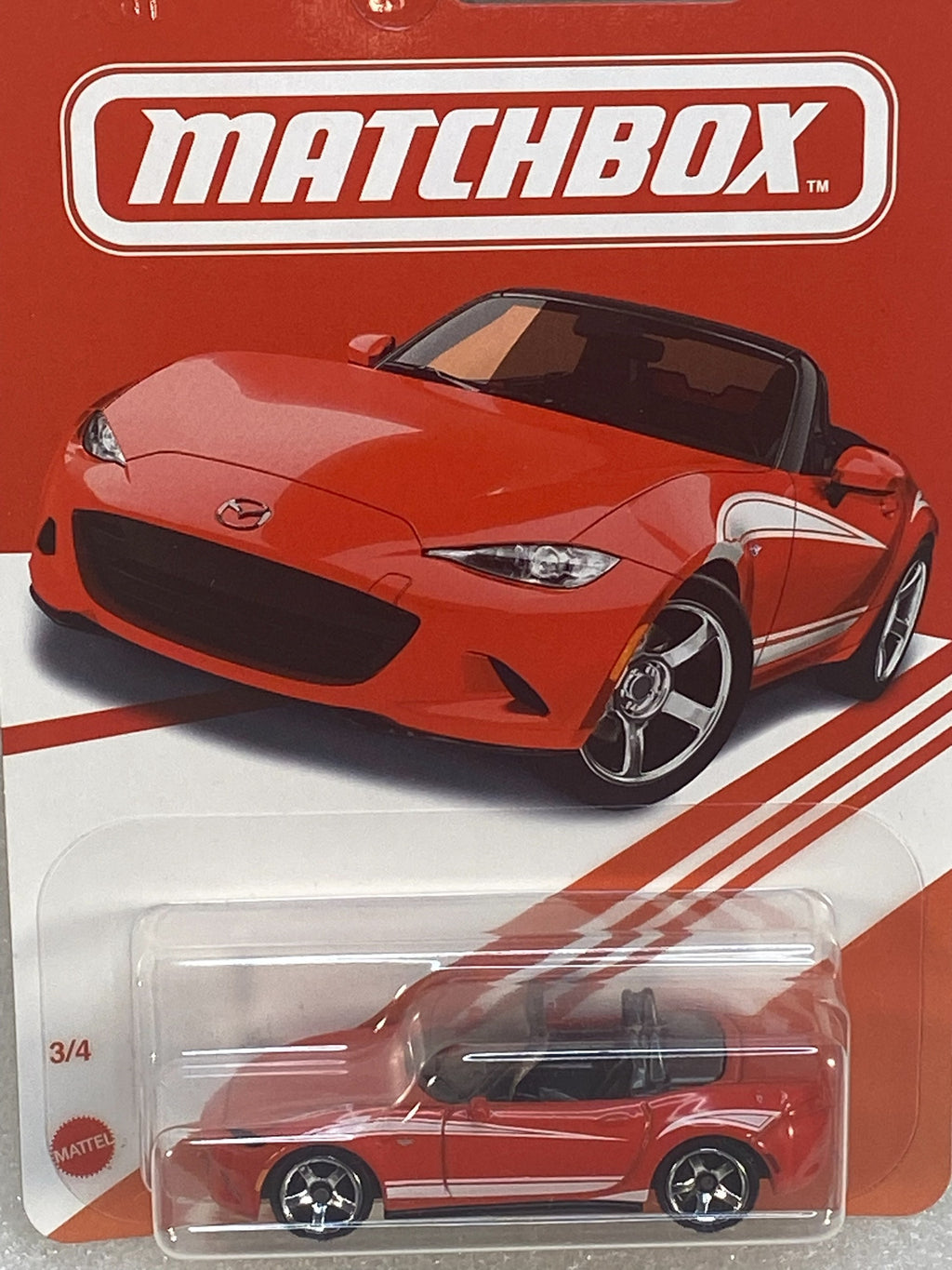 Matchbox Mazda MX-5 Miata - Target Red Edition 3/4 -