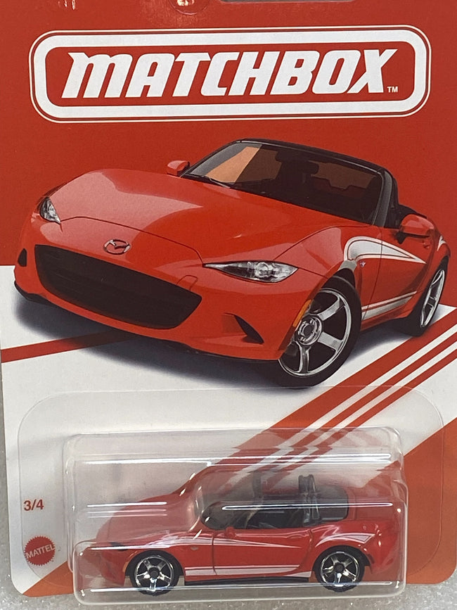 Matchbox Mazda MX-5 Miata - Target Red Edition 3/4 Main Image