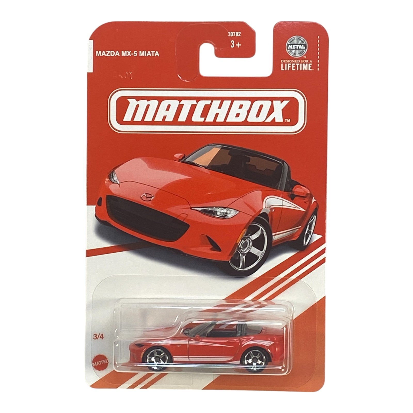Matchbox Mazda MX-5 Miata - Target Red Edition 3/4 Main image