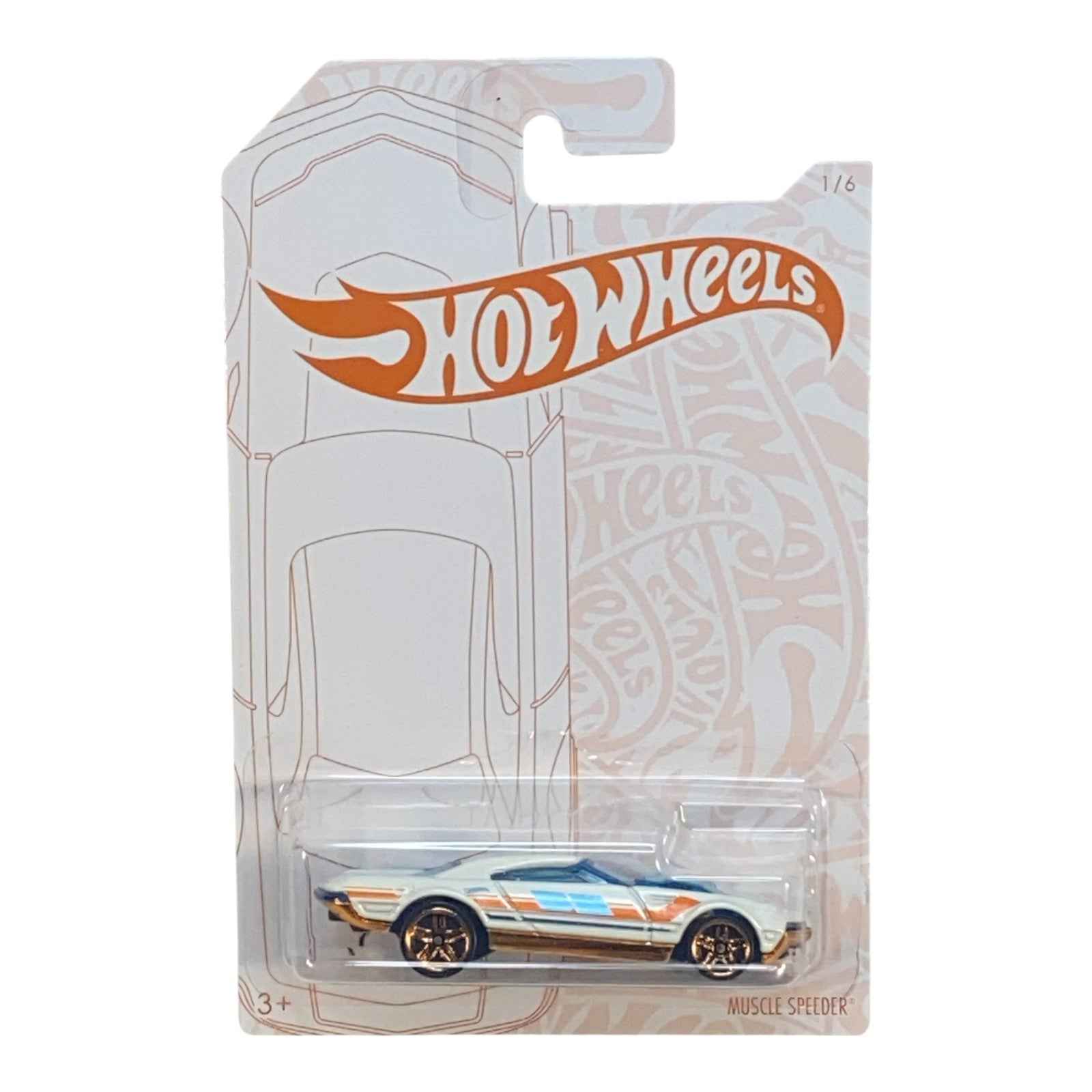 Hot Wheels Muscle Speeder - Pearl and Chrome Series 1/6 Main image