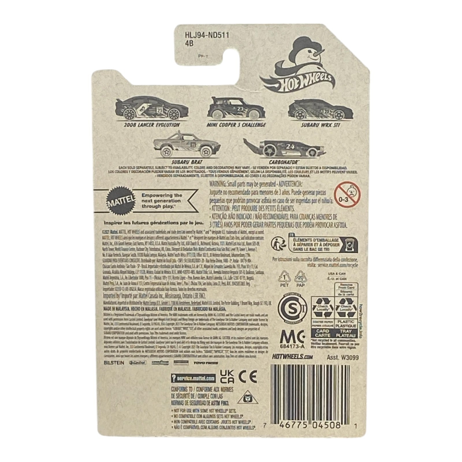 Hot Wheels Subaru Brat - Winter Series 4/5 Secondary image