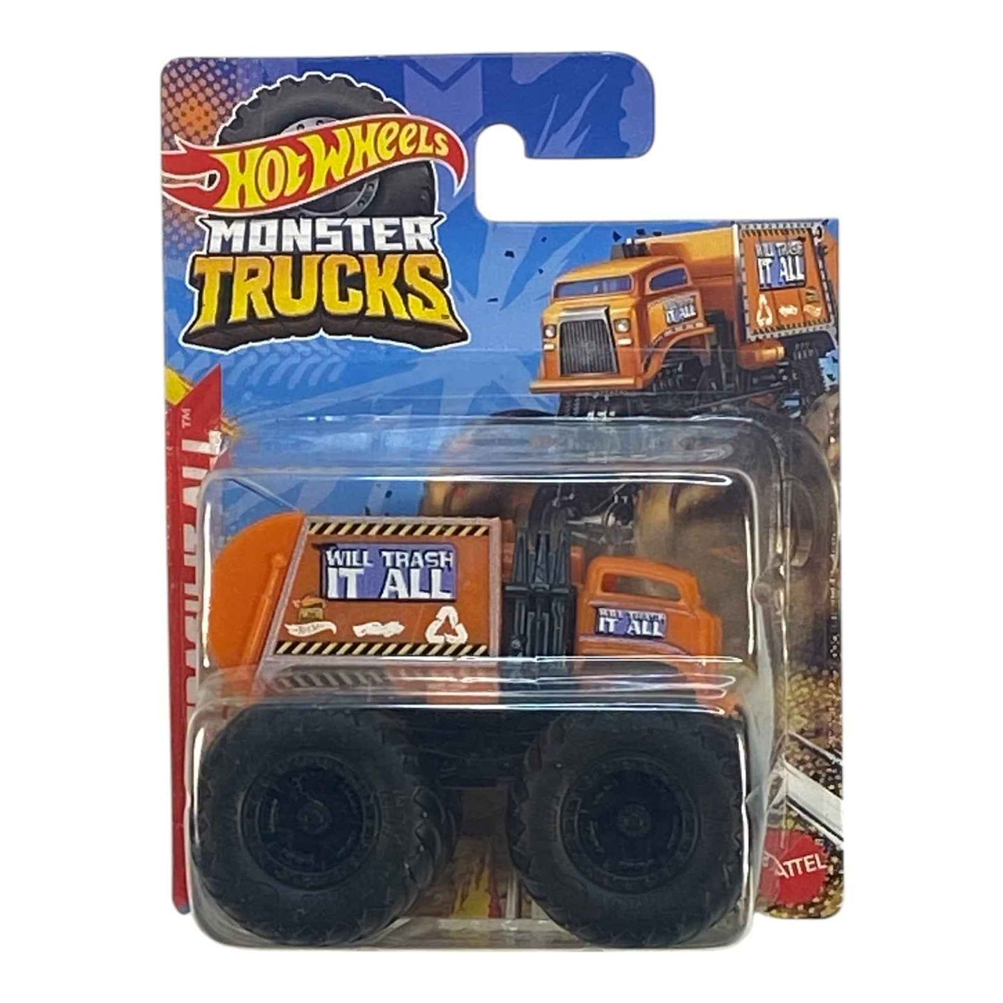 Hot Wheels Will Trash It All - Monster Truck Series 1:70 Scale