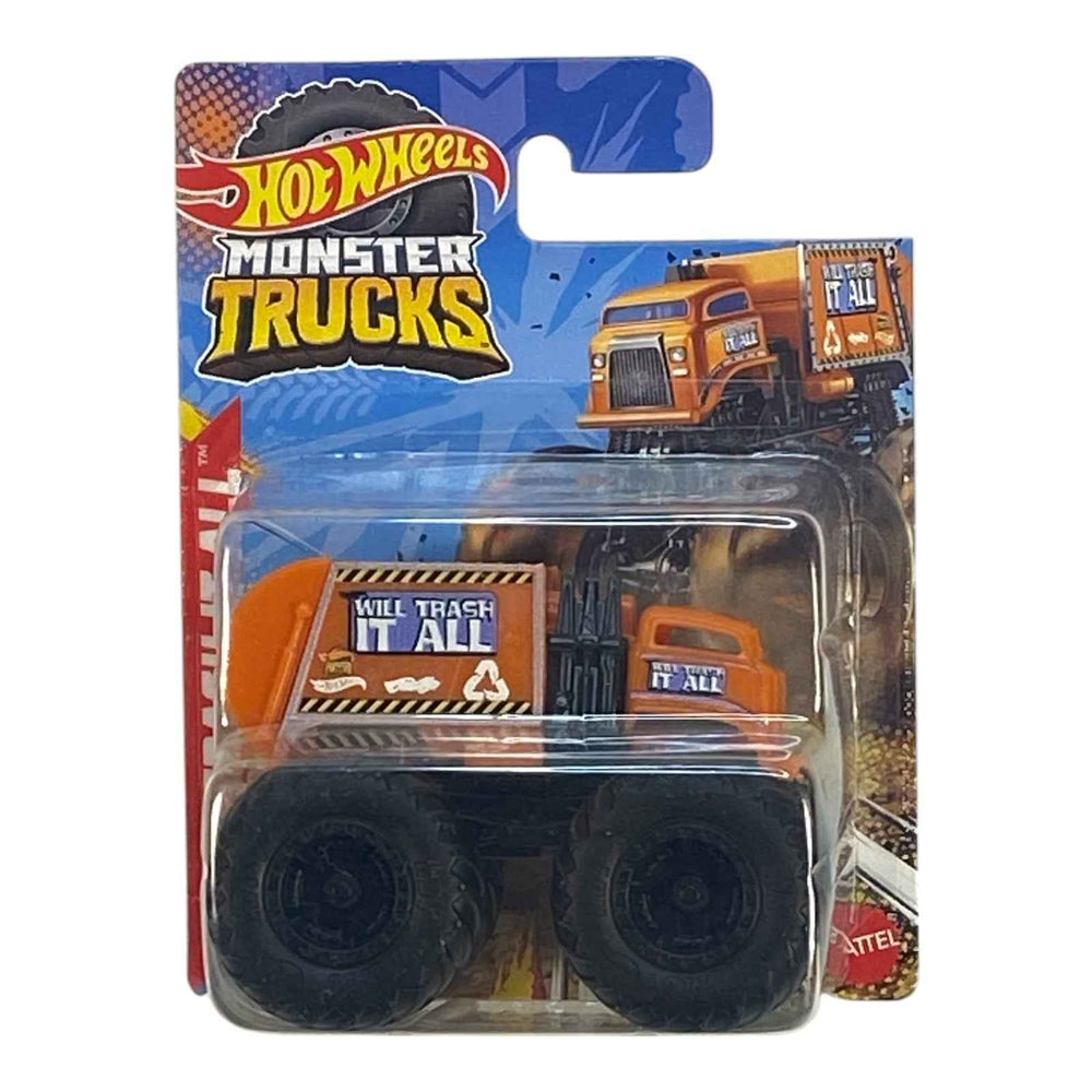 Hot Wheels Will Trash It All - Monster Truck Series 1:70 Scale