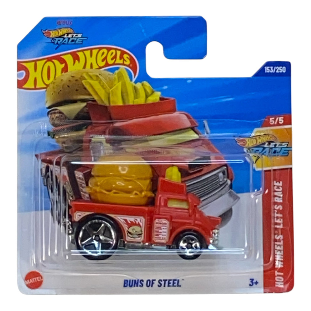 Hot Wheels Buns of Steels - Let's Race Series 5/5 - Short Card - Collectors World Toys