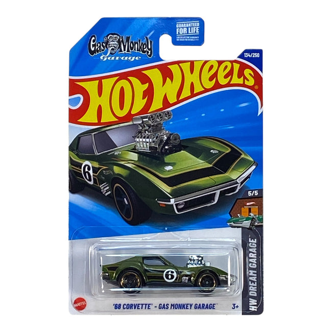 Hot Wheels '68 Corvette - Gas Monkey Garage - HW Dream Garage Series 5/5 - Hover Image