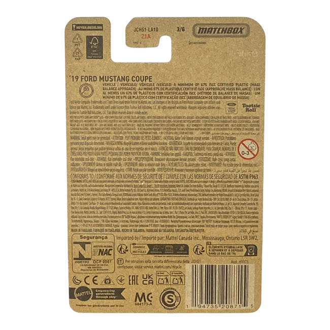 Matchbox '19 Ford Mustang Coupe - Razzles - Matchbox Series 3/6 Main Image